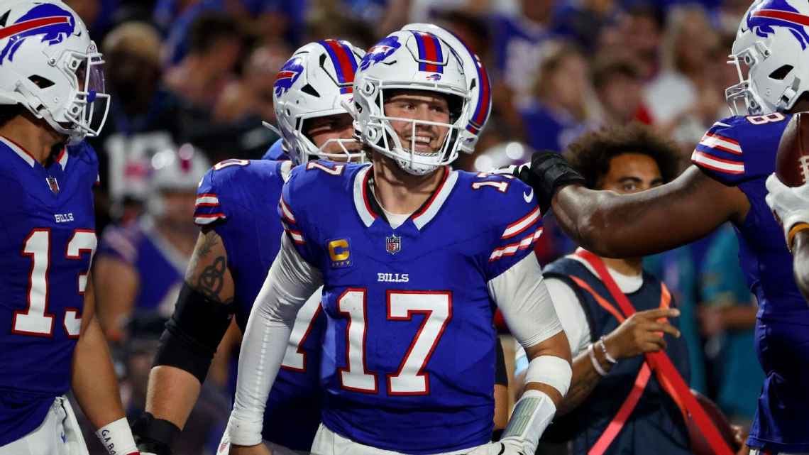 Josh Allen ‘destrói’, e Buffalo Bills nem toma conhecimento do Jacksonville Jaguars