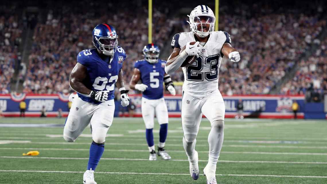 Cowboys vencem Giants na abertura da semana 4 da NFL em jogo sem touchdowns de Daniel Jones