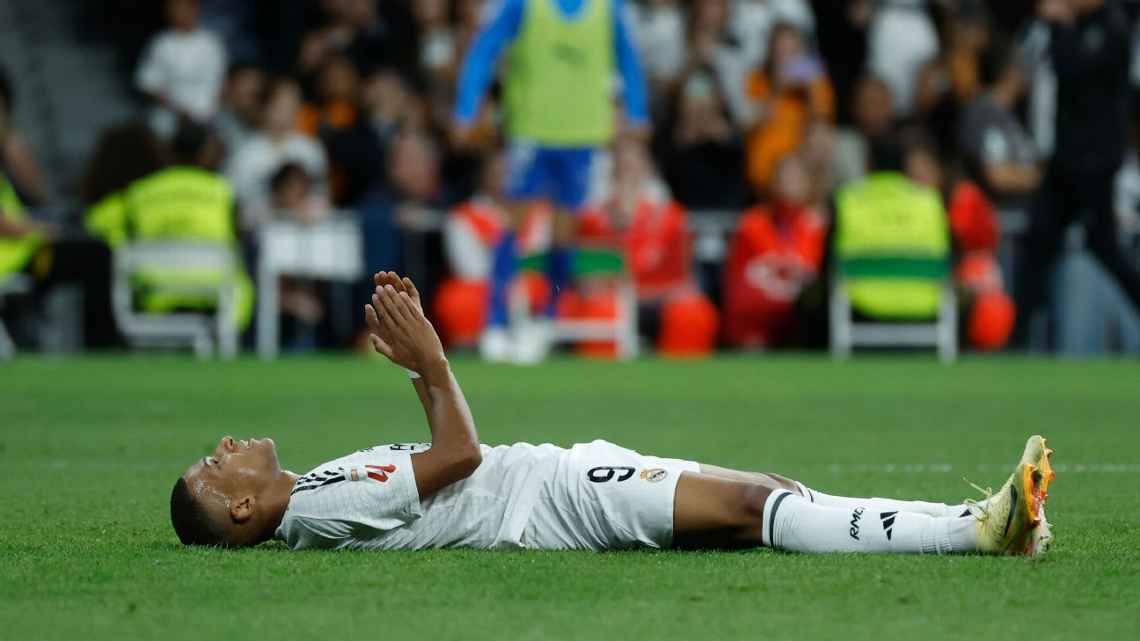 Mbappé sofre lesão, e Endrick pode ser titular do Real Madrid contra o Atlético de Madrid