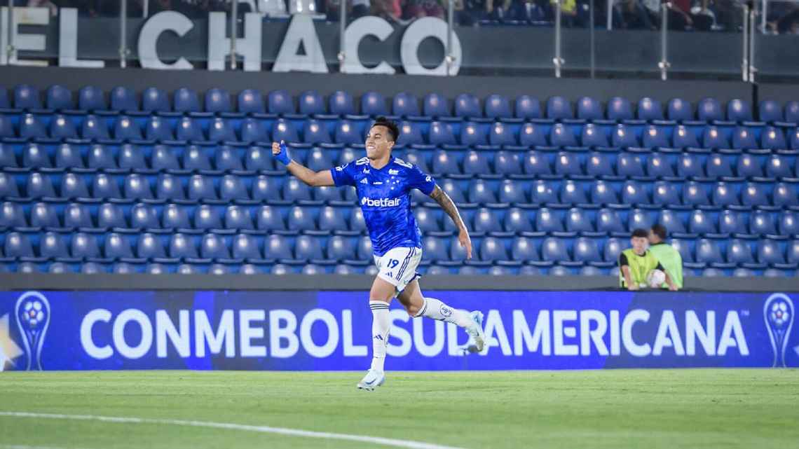 Cruzeiro vence Libertad no Paraguai e garante boa vantagem nas quartas da Sul-Americana