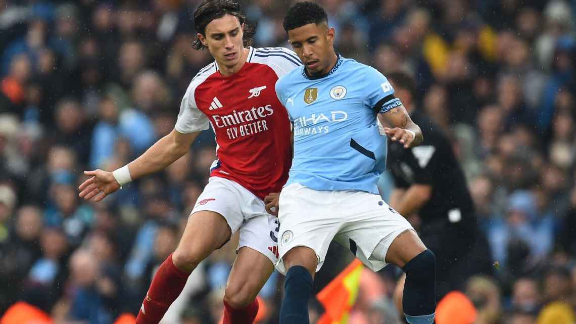 City busca empate contra o Arsenal, mantém invencibilidade e se segura na liderança da Premier League