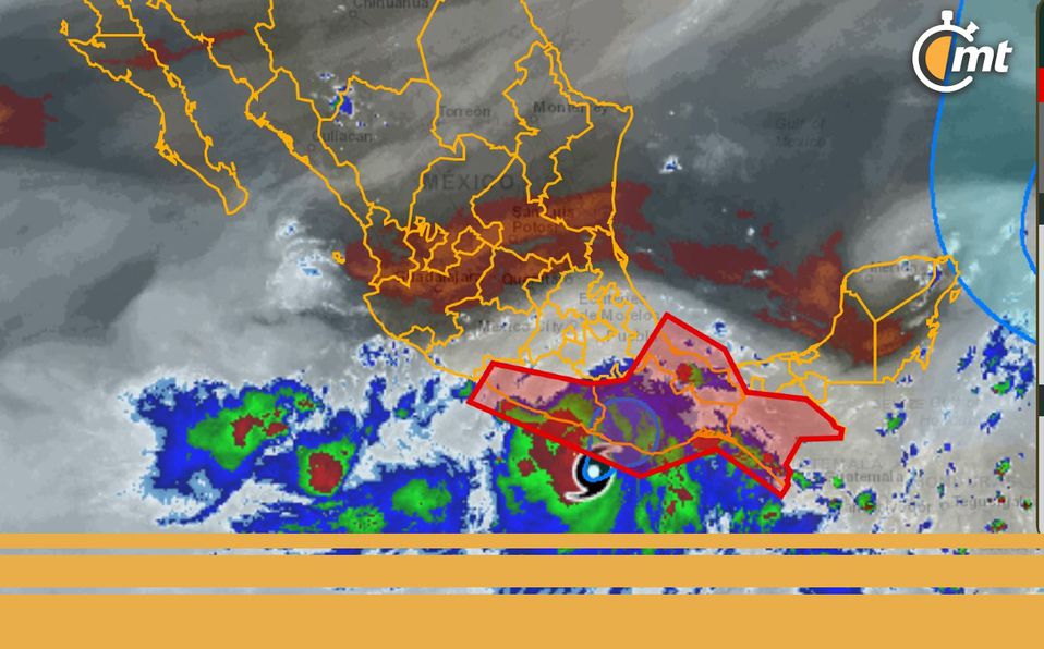 Huracán ‘John’: Así se ve desde imágenes satelitales; trayectoria recomendaciones y más