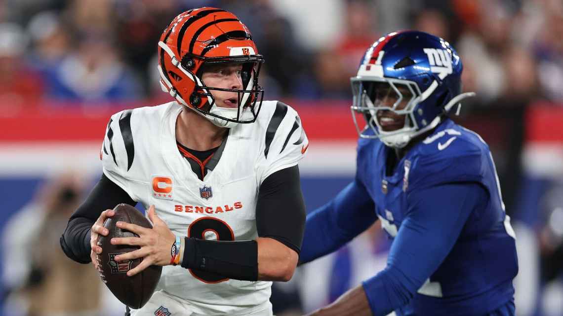 Com lindo TD de Burrow, Bengals superam os Giants e vencem a segunda na NFL