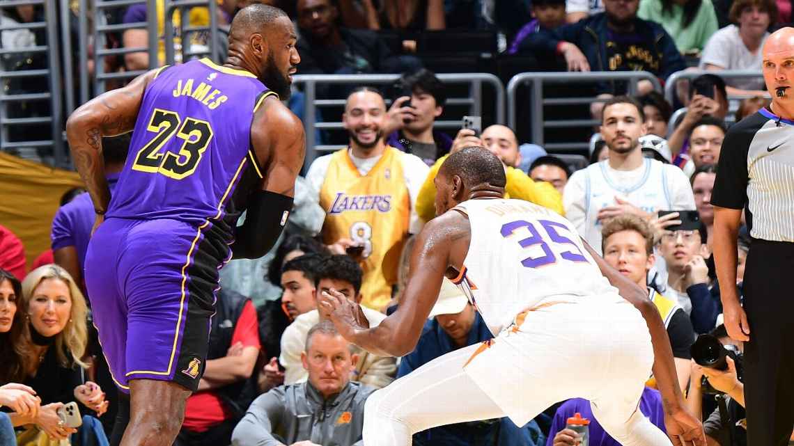 Lakers batem Suns em noite de ‘garçom’ de LeBron e mantêm invencibilidade na NBA