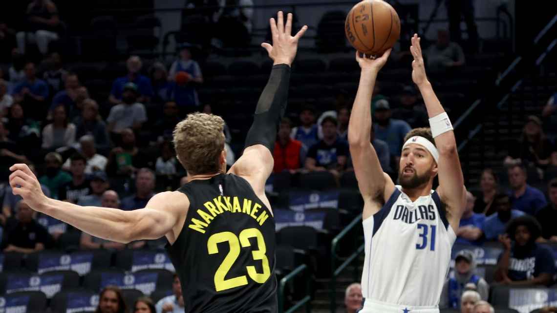 ‘Não ficava tão nervoso desde o Jogo 1 das Finais de 2015’, diz Klay Thompson após estreia pelos Mavericks