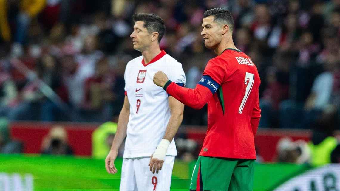 Cristiano Ronaldo marca, Portugal vence a Polônia e segue 100% na Nations League