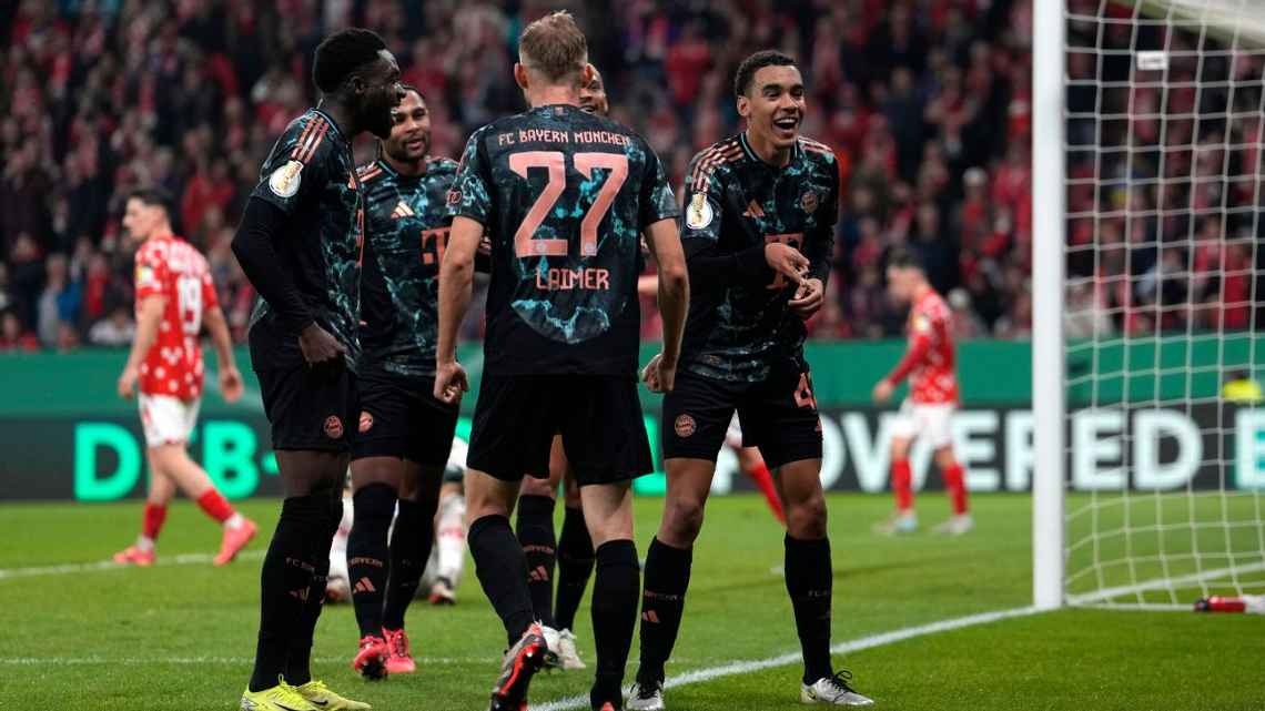 Bayern atropela Mainz com hat-trick de Musiala e avança na Copa da Alemanha