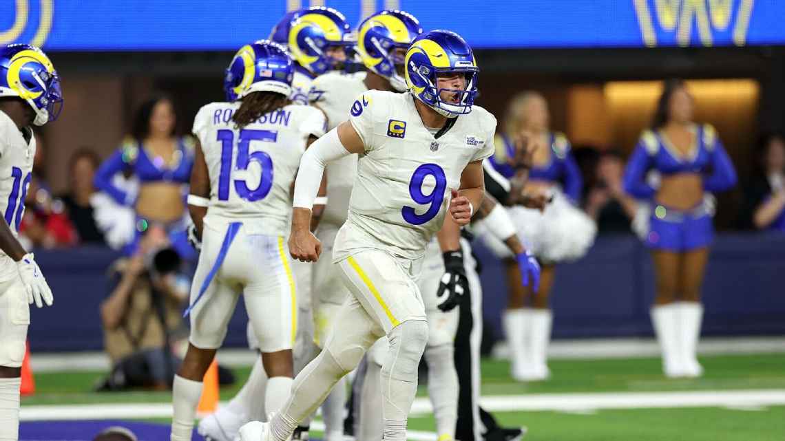 Matthew Sttaford lança quatro touchdowns, e Los Angeles Rams vence Minnesota Vikings no TNF