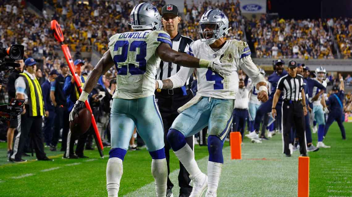 Cowboys superam ‘batalha’ contra Steelers em jornada de vilão a herói de Dak Prescott na NFL