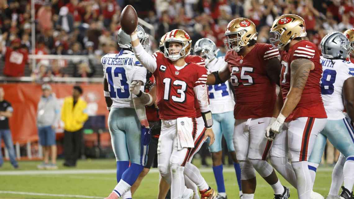 49ers freiam reação dos Cowboys, quebram jejum em casa e acirram briga na NFC Oeste da NFL