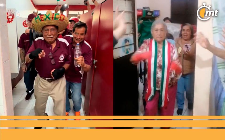 Abuelitos ‘la rompen’ en TikTok con trend del Canelo Álvarez | VIDEOS