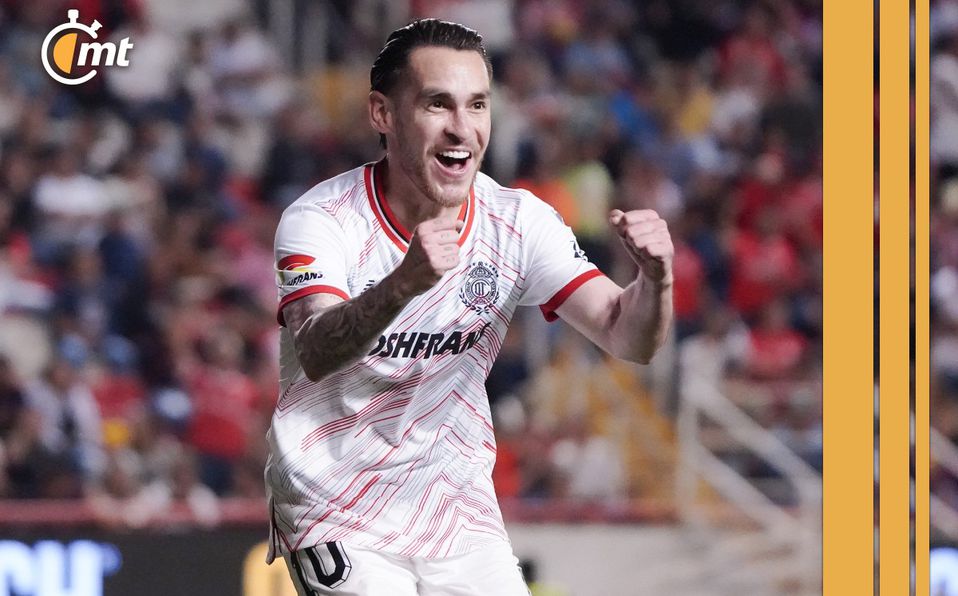 ¡La noche del Canelo! Toluca aplasta al Necaxa con un hat-trick de Angulo