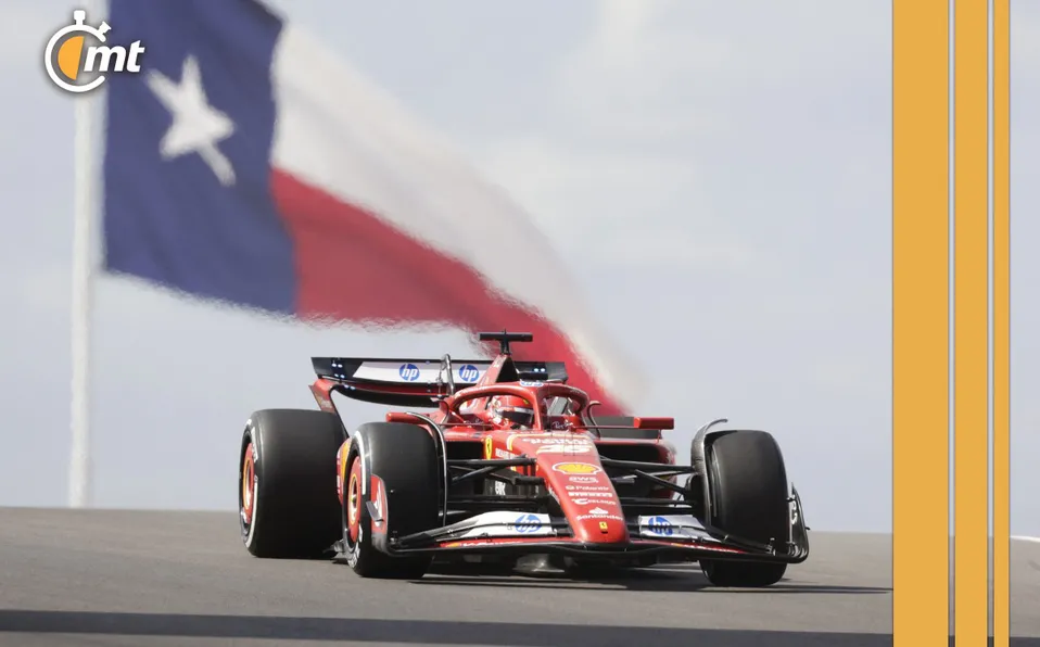 ¡Dominio de Ferrari! Leclerc brilla en GP de Estados Unidos; Checo Pérez terminó séptimo