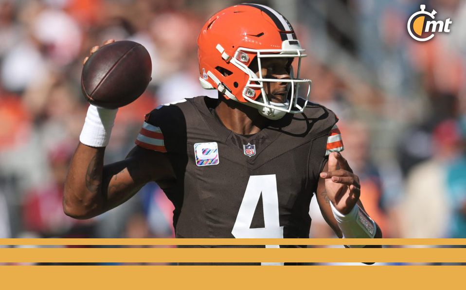 Deshaun Watson, fuera el resto de la temporada 2024 de la NFL con los Cleveland Browns