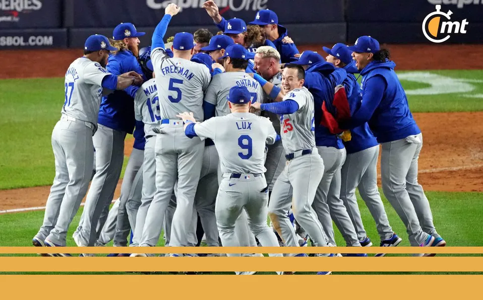 ¡Son campeones! Dodgers culmina gran remontada ante Yankees y gana la Serie Mundial