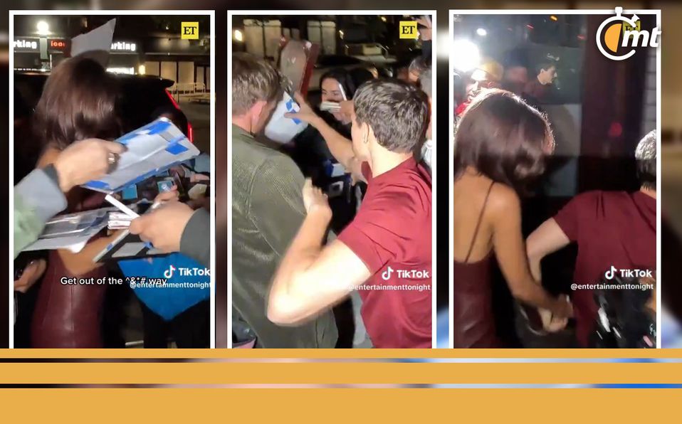 ¡Mary Jane! Tom Holland RESCATA a Zendaya de una horda de paparazzis | VIDEO