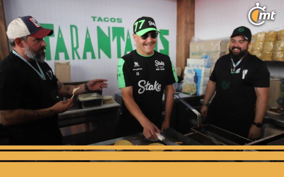 Valtteri Bottas comió tacos en México; espera volver en 2025