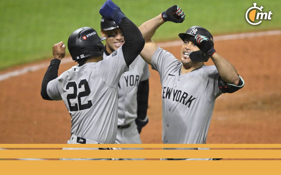 Yankees se impone a los Guardians y está a un triunfo de regresar a la Serie Mundial