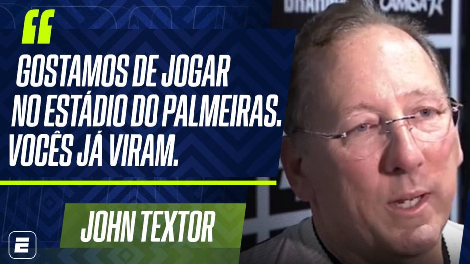 Textor tem razão sobre Botafogo ‘gostar de jogar na casa do Palmeiras’? O que números dizem