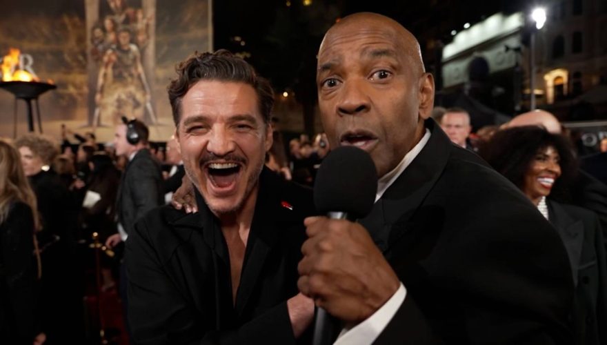 VIDEO – “Buen hombre, gran actor… No lo llamaría amigo”: la hilarante dedicatoria de Denzel Washington a Pedro Pascal