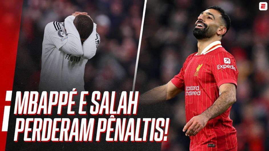 Salah e Mbappé perdem pênaltis, mas Liverpool coloca Real Madrid ‘na roda’, vence e segue com 100% na Champions