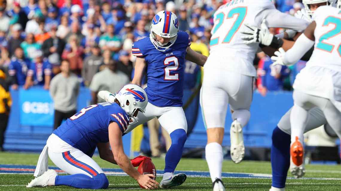 NFL: Com field goal nos segundos finais, Bills vencem duelo de divisão contra os Dolphins; Falcons derrotam os Cowboys