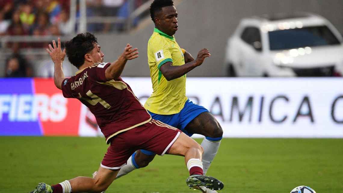 Vinicius Jr. perde pênalti, e Brasil só empata com Venezuela nas eliminatórias