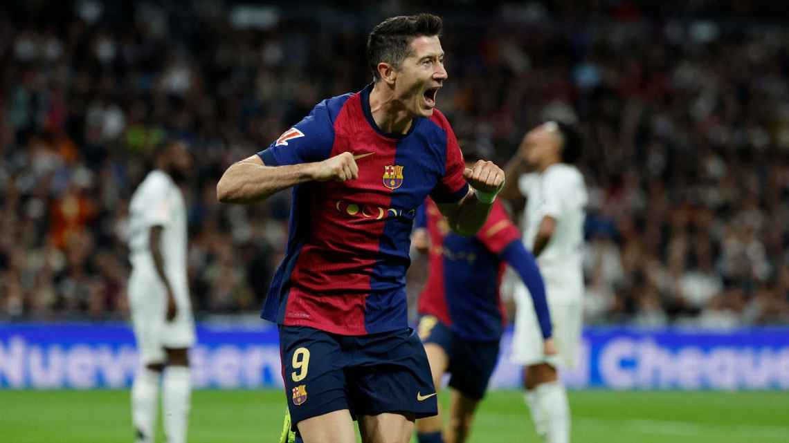 ‘Viciado em fazer gols’: o dia que Estrela Vermelha, rival do Barcelona, fez ‘discreto’ Lewandowski se gabar por atuação