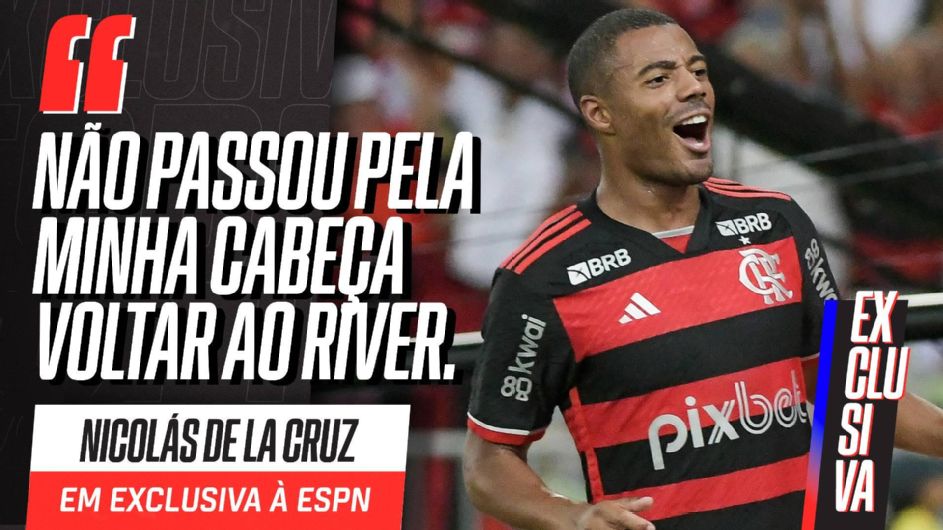 De La Cruz responde se tem vontade de deixar Flamengo para voltar ao River em 2025