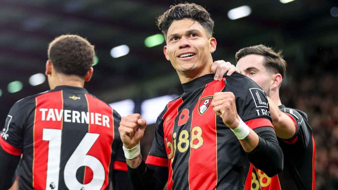 Evanilson marca, Bournemouth vence o City pela 1ª vez e ‘ajuda’ Liverpool a virar líder da Premier League