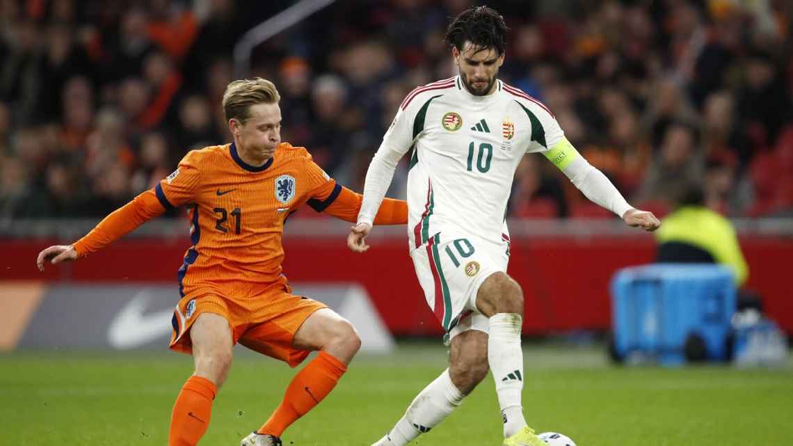 Em jogo marcado por ‘susto’, Holanda goleia Hungria em confronto direto e ‘põe um pé’ nas quartas da Nations League