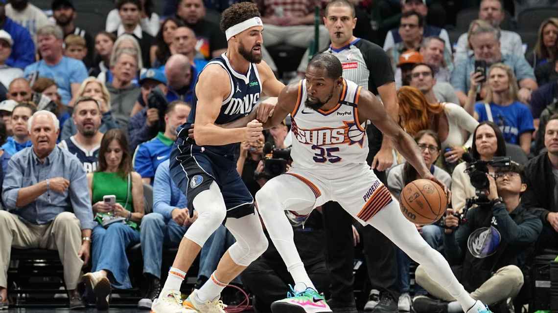 Durant brilha, Suns repetem roteiro contra os Mavericks e ampliam início avassalador na NBA