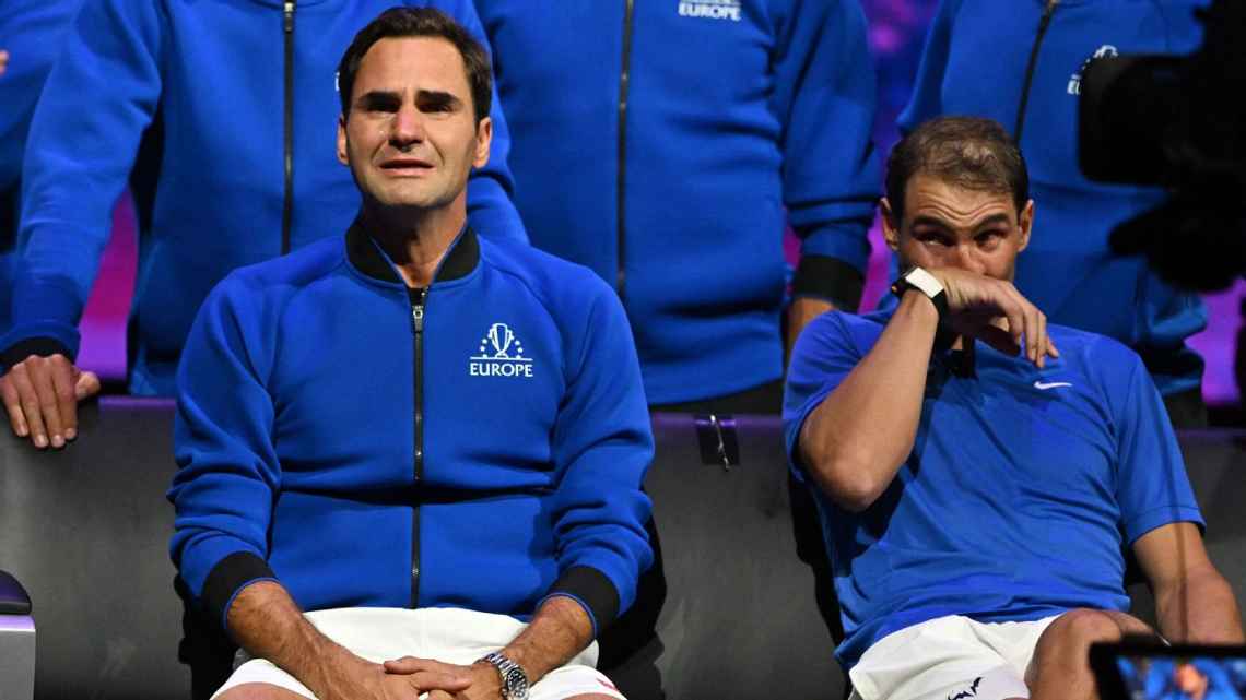 Federer relembra choro em carta emocionante a Nadal antes de possível adeus: ‘Um dos momentos mais especiais’