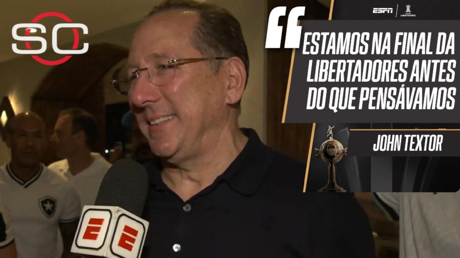 À ESPN, Textor cita ‘momento de choro’ no Botafogo, fala em ‘renascer das cinzas’ e vê sucesso ‘precoce’: ‘Seria em cinco anos…’