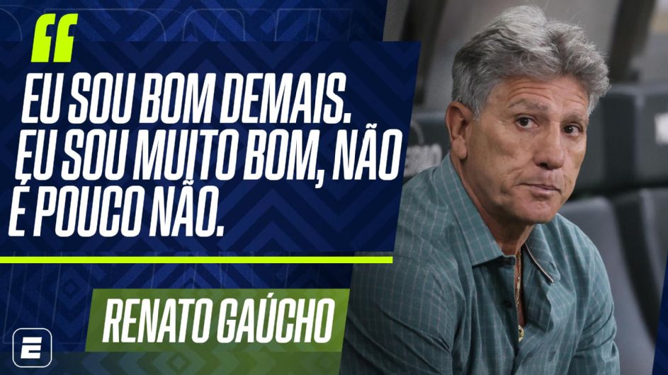 Renato Gaúcho se explica após polêmica com jornalistas em coletiva do Grêmio: ‘Não ameacei ninguém’