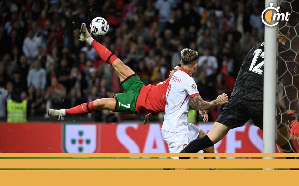 ¡Denle el Puskas! Cristiano Ronaldo anota golazo de media tijera ante Polonia | VIDEO