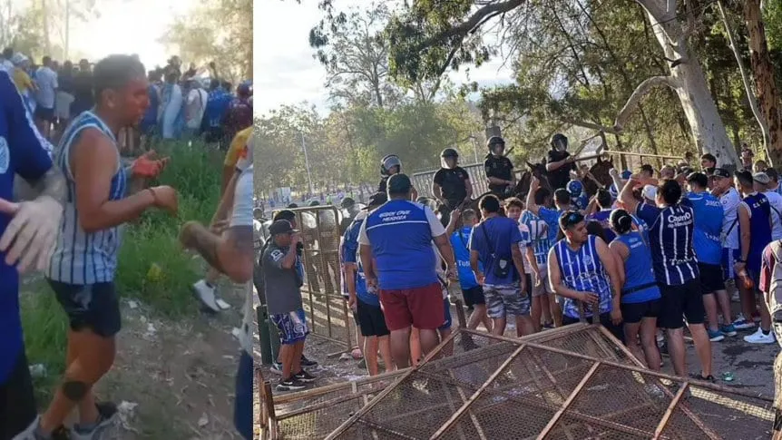 Violencia en Godoy Cruz: graves incidentes y disparos en el Malvinas Argentinas antes del partido contra Vélez