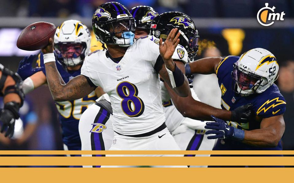 ¡Se repite la historia del Harbaugh Bowl! Ravens doblega a Chargers en MNF