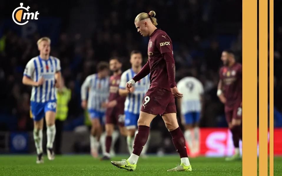 ¡Se cae el tetracampeón! Manchester City suma su cuarta derrota al hilo; ahora frente al Brighton