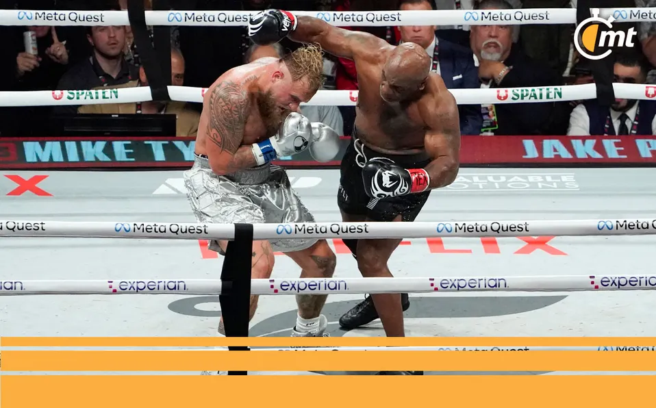 ¡Dio lástima! Mike Tyson perdió ante un Jake Paul que no necesitó de mucho