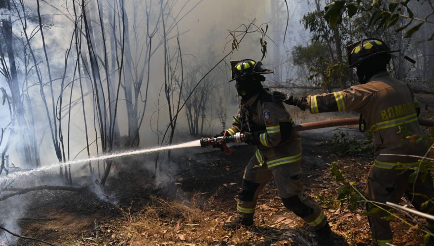 Incendios forestales: las comunas que permanecen con alerta roja en tres regiones del país