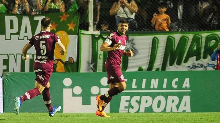 Lanús festejó en el Clásico del Sur ante Banfield, por la Liga Profesional