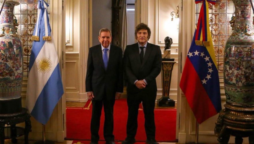 Milei recibe a Edmundo González: “Argentina es la casa de los venezolanos de bien”