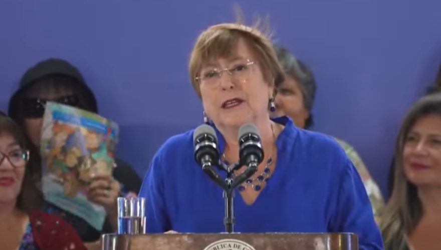 El espaldarazo de Michelle Bachelet a la reforma de pensiones: “No podemos seguir con el sistema tal como está”