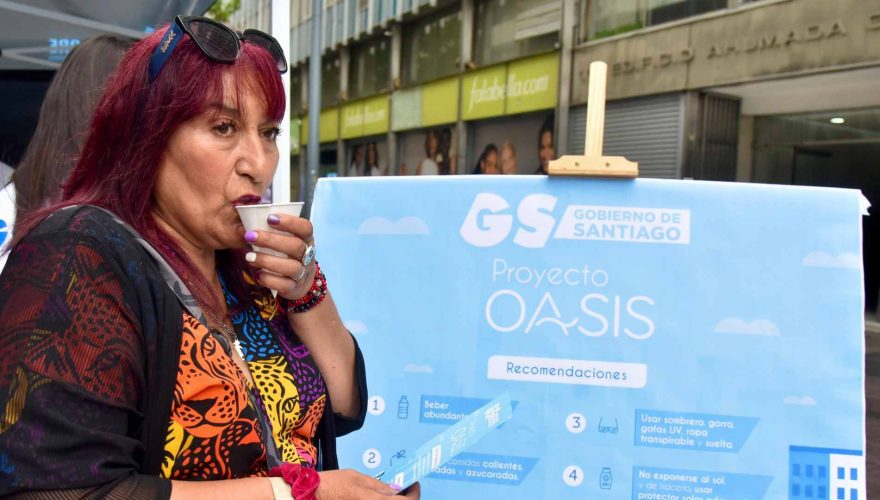 Proyecto Oasis: revisa dónde están los puntos de hidratación gratuitos en Santiago