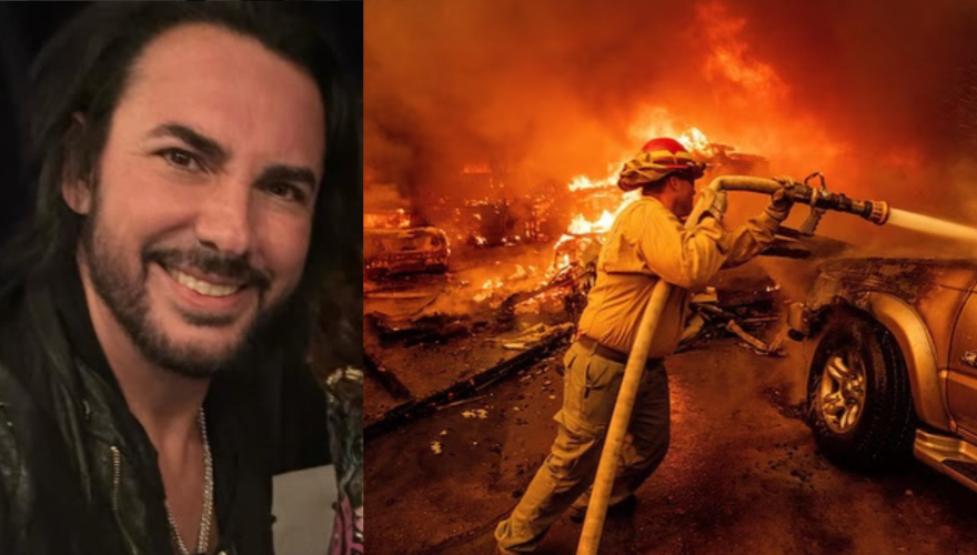 FOTOS – “Peligrosamente cerca”: la experiencia de Beto Cuevas con los incendios en Los Ángeles