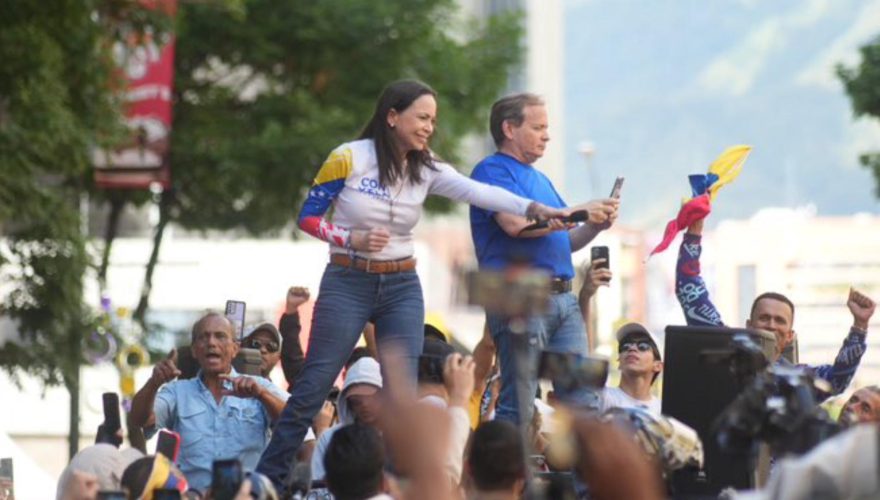 VIDEO – El último registro de María Corina Machado antes de ser “interceptada” por las fuerzas de Maduro