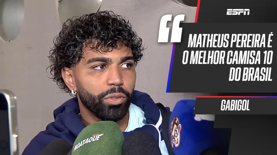 Gabigol chama Matheus Pereira de melhor 10 do Brasil e cobra seleção: ‘Tem potencial para jogar uma Copa’