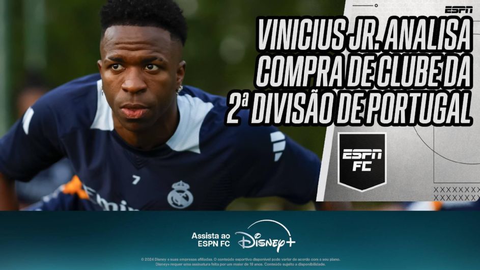 Vinicius Jr. analisa compra de clube da segunda divisão de Portugal