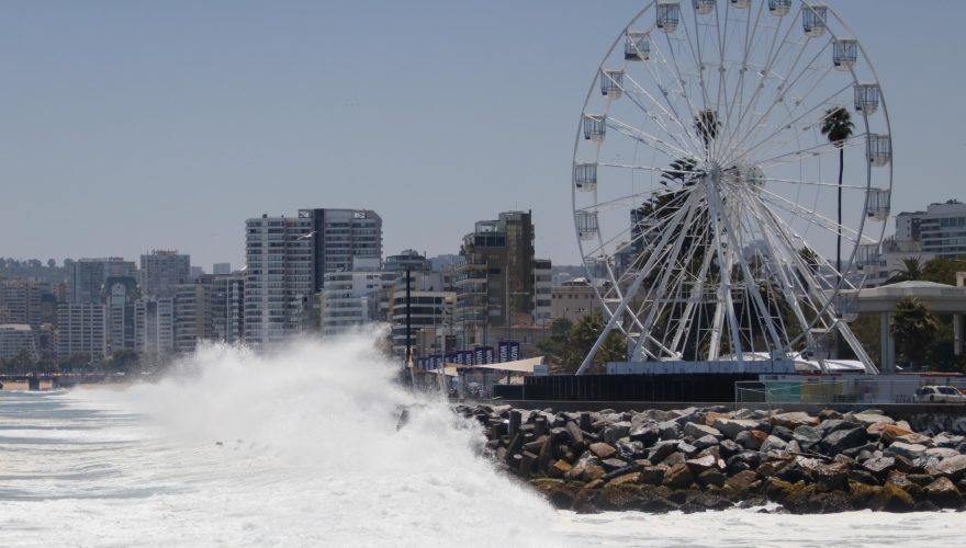 El pronóstico de marejadas en Valparaíso y Viña del Mar para el show pirotécnico de Año Nuevo